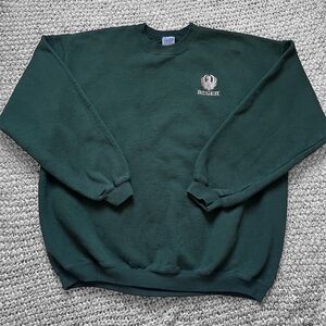 Vintage Green Ruger Crewneck Pullover Mens XL